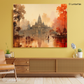 Temple Tantrums – Tranquil Tales on Stretched Canvas