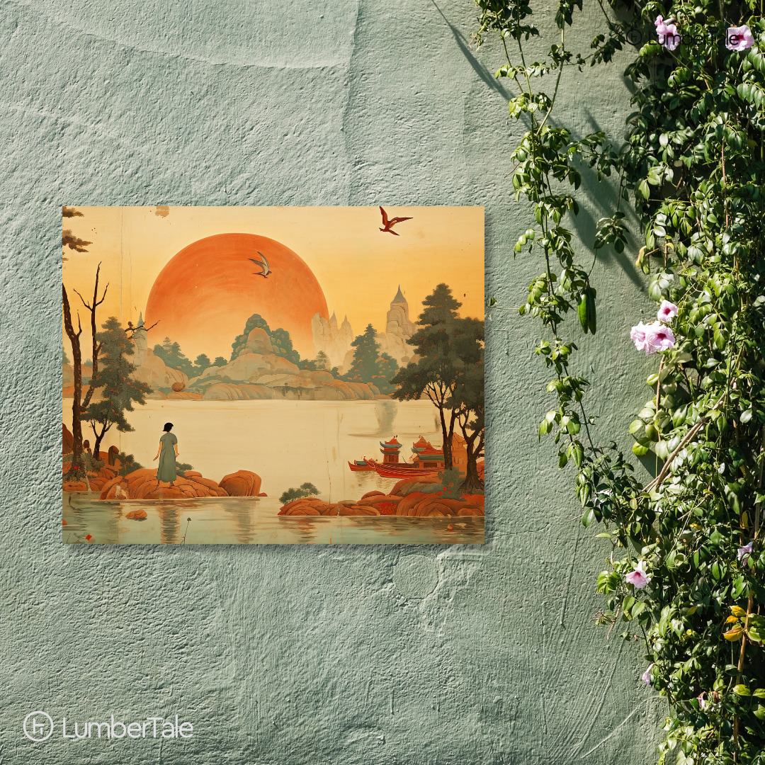 Sunset Soliloquy – Daydreams on Stretched Canvas