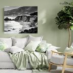 Cliff Hanger – Moody Coastal Portrait on Stretched Canvas