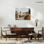Wildflower Whispers – Lakeside Daydreams on Stretched Canvas