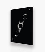 Black Solar Eclipse Classic Stretched Frame Wall Hanging For Home Decor
