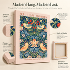 William Morris Strawberry Thief – Stretched Canvas
