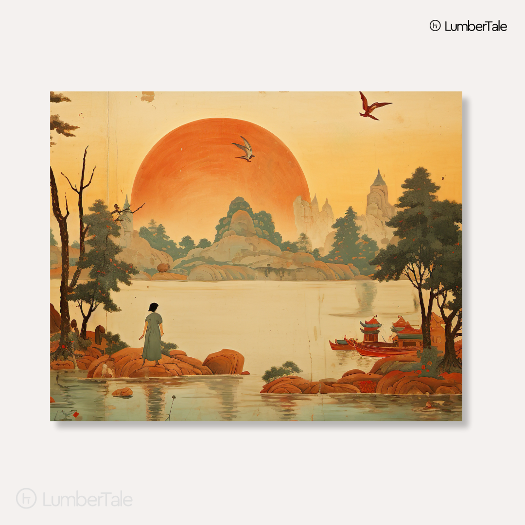 Sunset Soliloquy – Daydreams on Stretched Canvas