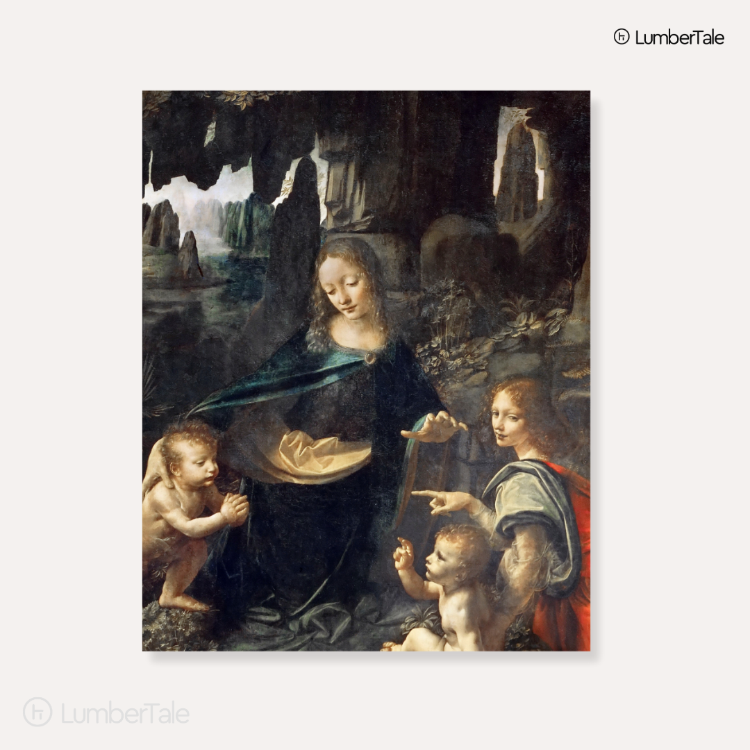 Holy But Make It Renaissance Chic - Da Vinci Drama - Stretched Canvas For Reading Nooks Coffee Walls Dramatic Corners