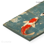 Koi Before Bros – Zen Flirtation on Canvas for Balanced Souls