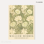 William Morris Chrysanthemum – Stretched Canvas